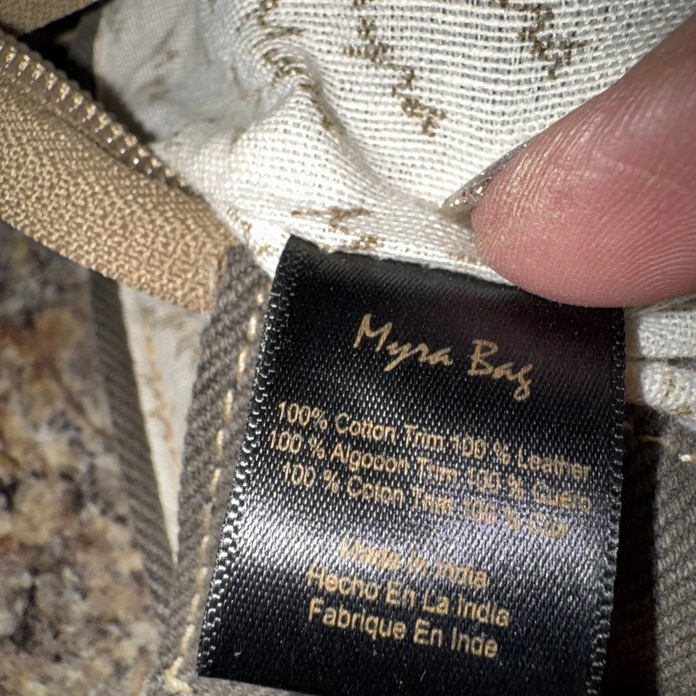 Myra‎ Bags Womens Vtg Look Bicycle Upcycled Materials Tote Bag Purse